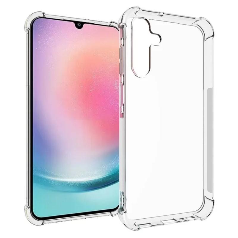For Samsung Galaxy A15 4G/Galaxy A15 5G Back Cover WANLONFENG TM Series 2.0mm Clear TPU Phone Case (Big Lens Hole)