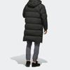 Adidas Пуховая куртка с капюшоном средней длины для занятий спортом на открытом воздухе, мужская верхняя одежда, темно-коричневый EH4007