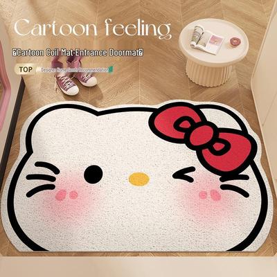 Cute Kitty Non-Slip Outdoor Entrance Doormat - Dirt & Dust Resistant Mat