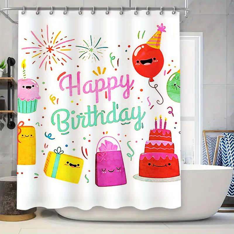 

Blue Yellow Geometric Shower Curtain Modern Bathroom Decor With Hooks Set For Kids Bathing Room Perfect Gift 72 Inches Long W60H190(CM)-1 Pcs