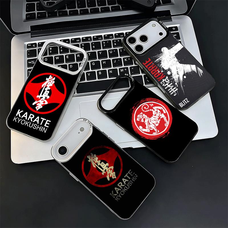 Husă de telefon rezistentă la șocuri Karate Oyama Kyokushin pentru iPhone 17 Air 16 16E 15 Pro Max 14 Plus 13 Mini 12 Capac Spate Anti Cădere Fundas
