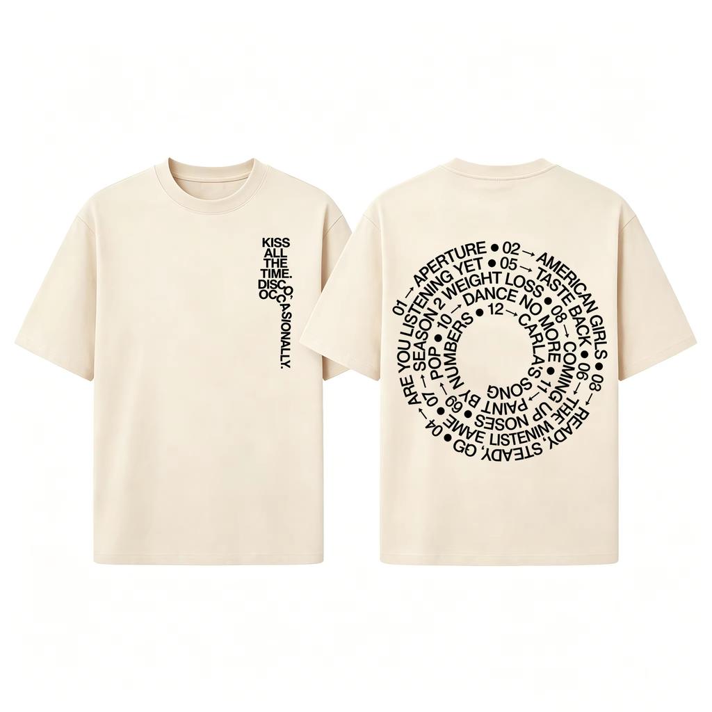 Summer Hot Sale Singer Harry Styles Together Tour TRACKLIST Merch T-shirt Unisex Hip Hop Streetwear Oversized Tshirt Short Sleeve Casual Clothing