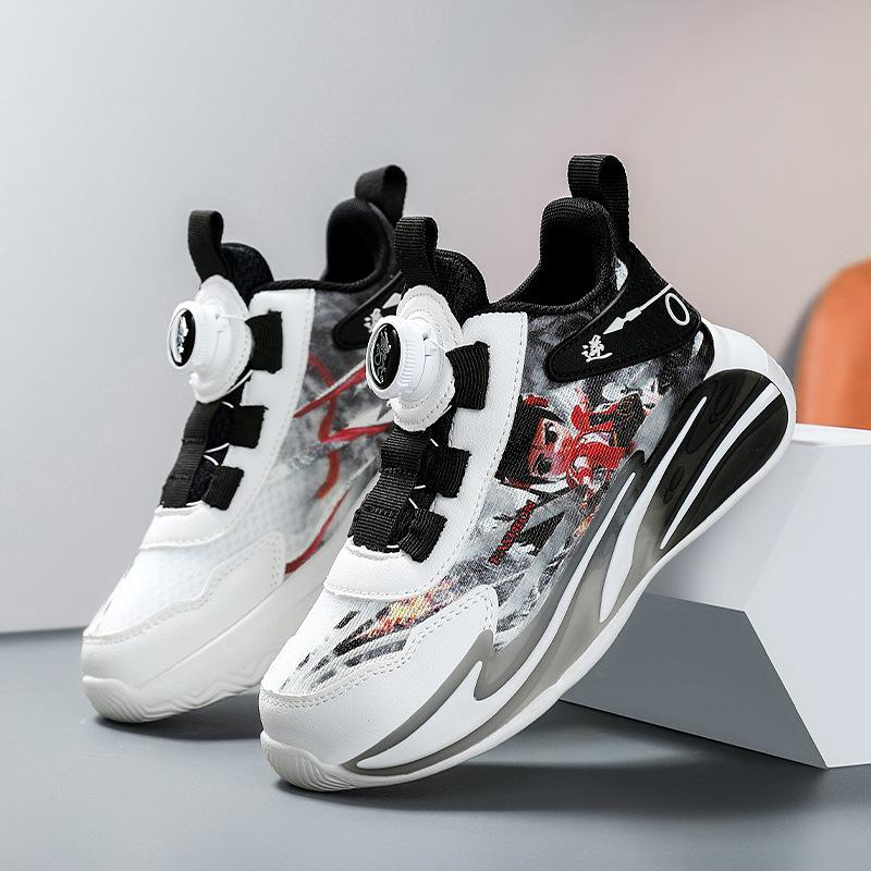 Classmates Boys Basketball Shoes 2025 Spring and Autumn Lightweight Children's Running Sneakers Middle and Older Boys Training Sneakers