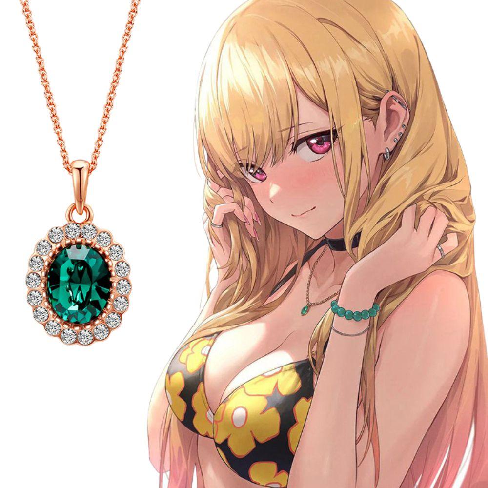 Kitagawa Marin Oorbellen Ketting My Dress Up Darling Cosplay Accessoires Nagellak Armband Ringen Halloween Kostuum Accessoires One Size beige