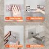 Bathroom Shelf Storage No Drill Wall Mounted Shampoo Bottle Shower Corner Rack Toilet Storage Rack Bathroom Kitchen Accessories