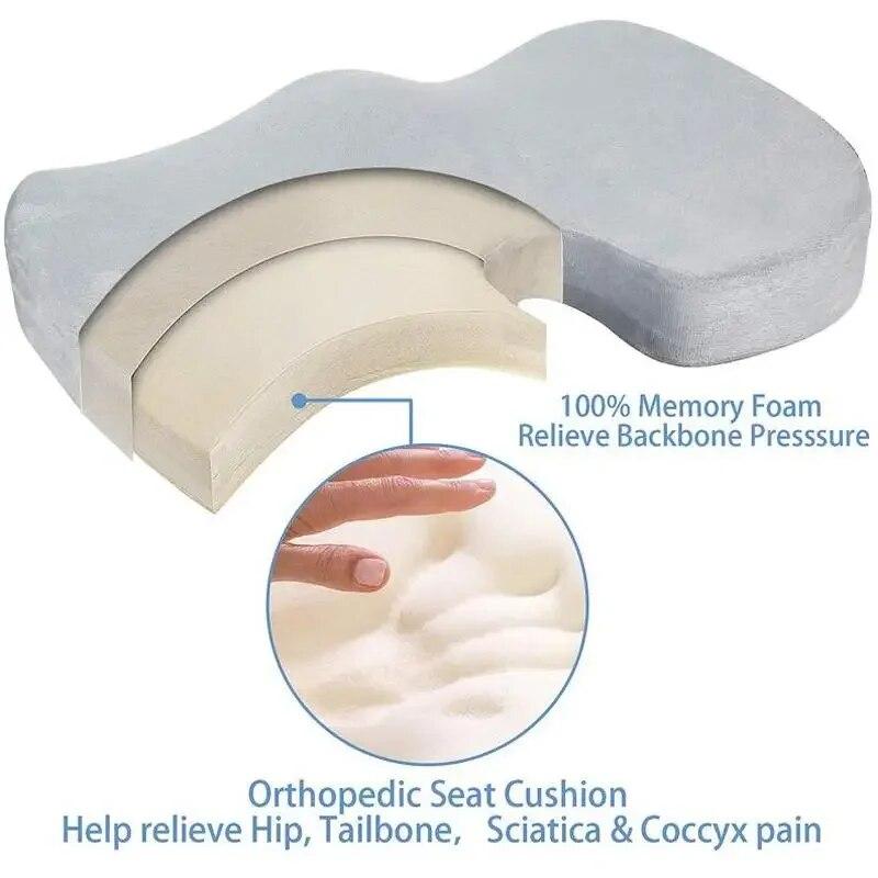 3D Memory Cotton Waist Cushion Set