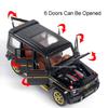1:32 Scale G63 Alloy Diecasting Cars Toys Models With Light And Sound SUV Vehicle 6 Doors Opened Off-road Children Festival Gift