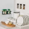 Wall Spice Clips Bottle Rack Kitchen Storage Seasoning Jar Storage Rack Self Adhesive Bottle Clip Cabinet Organizer Door Hooks
