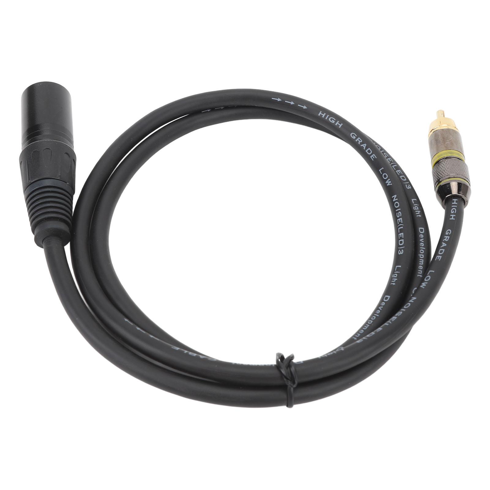 

Кабель XLR папа-папа Жила из бескислородной меди Плетеный провод Позолоченный разъем Кабель-удлинитель XLR для звука для