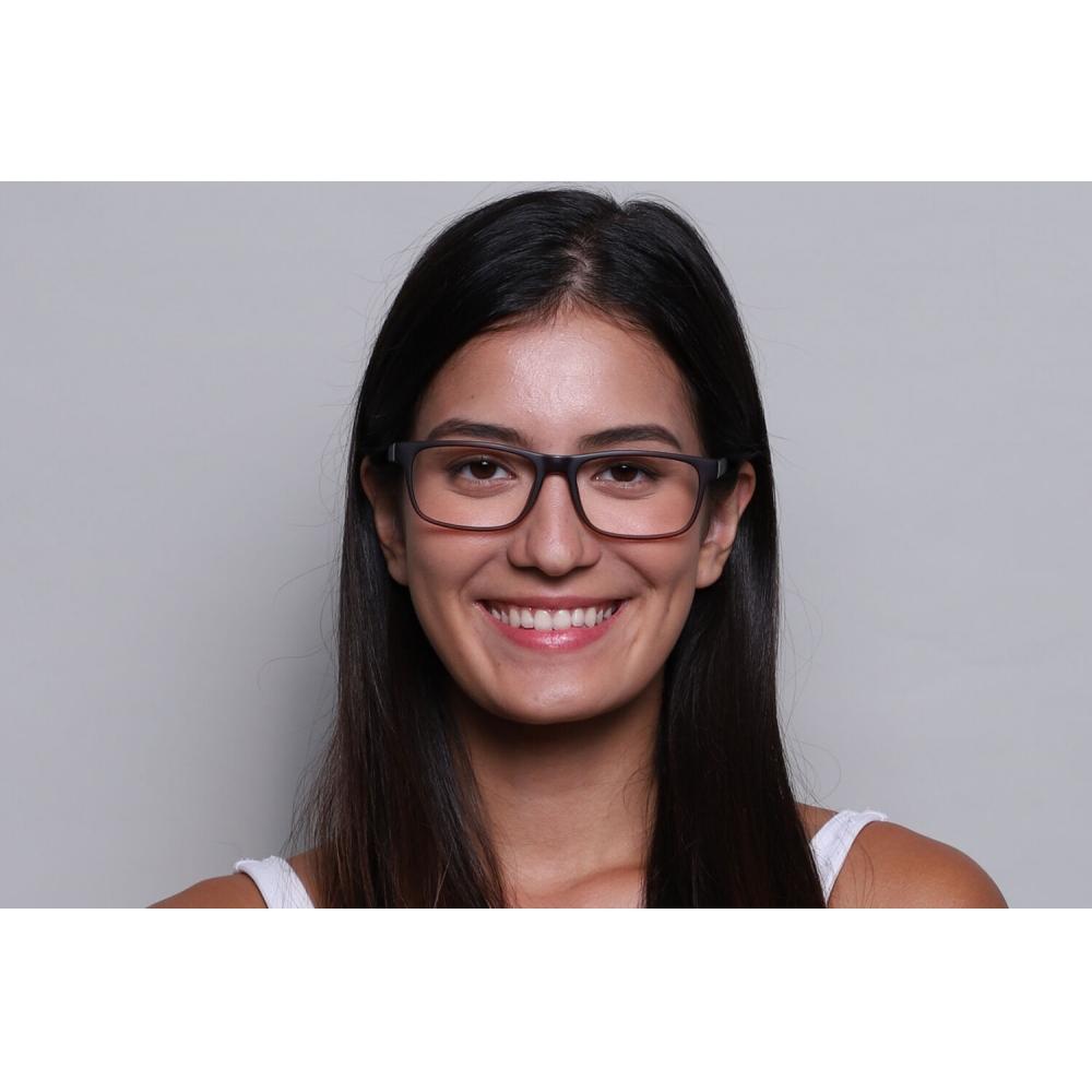 Full Rim Square Matte Brown Smartbuy Collection Graslands Cp122e Fashion Unisex Eyeglasses