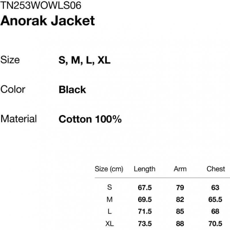 ThIs Is Never That Anorak Jacket Black