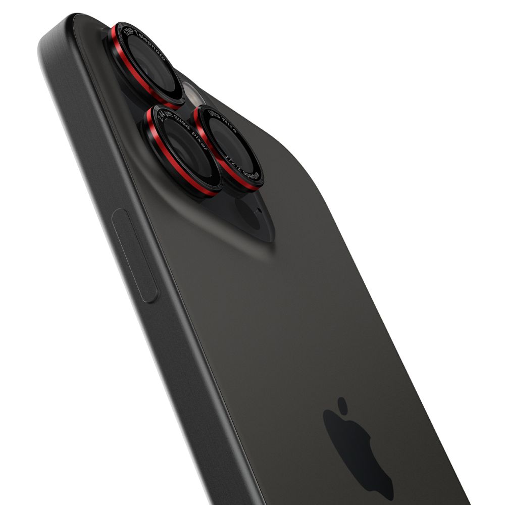 Protection d'Appareil Spigen Optik Pro Série L Glas.tr Ez Fit Protection Caméra Pack de 2 Iphone 14 Pro / Pro Max / 15 Pro / Pro Max / 16 Pro / 16 Pro Max Noir