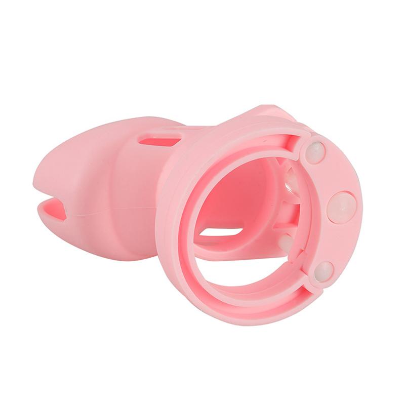 MoDi 5 Size Soft Male Chastity Cage Device Cock Cage with Rings Erotics Urethral Brass Lock Locking Sex Toys for Men Adults