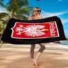 Eagle Of Poland: Symbolic Strength Beach Towel, Quick-drying, Easy To Care For, Suitable for Both Fitness and Beach Vacations,Sports Essential