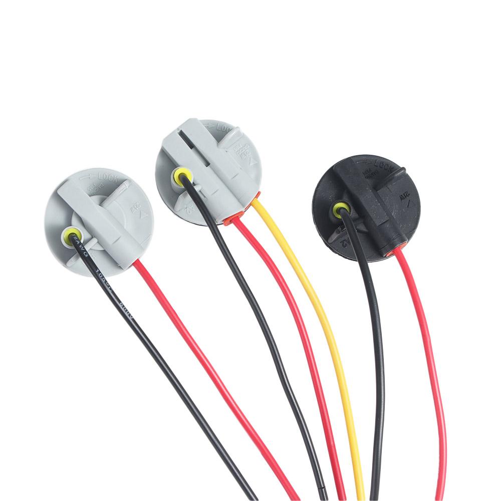 Round Socket Headlight Turn Signal Light Light Bulb Socket Light Base Light Bulb Holder Lamp Holder