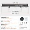 GT Wing Car Spoiler, 43.3 Inch Universal Spoiler with Single Deck, Adjustable Lightweight Aluminum, Car Rear Spoiler Wing, Racing Spoiler BGW/JDM