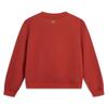 Li Ning Sports Lifestyle Series Loose Fit Round Neck Letter Embroidery Sweatshirt Women sweatshirt AWDVB36-4