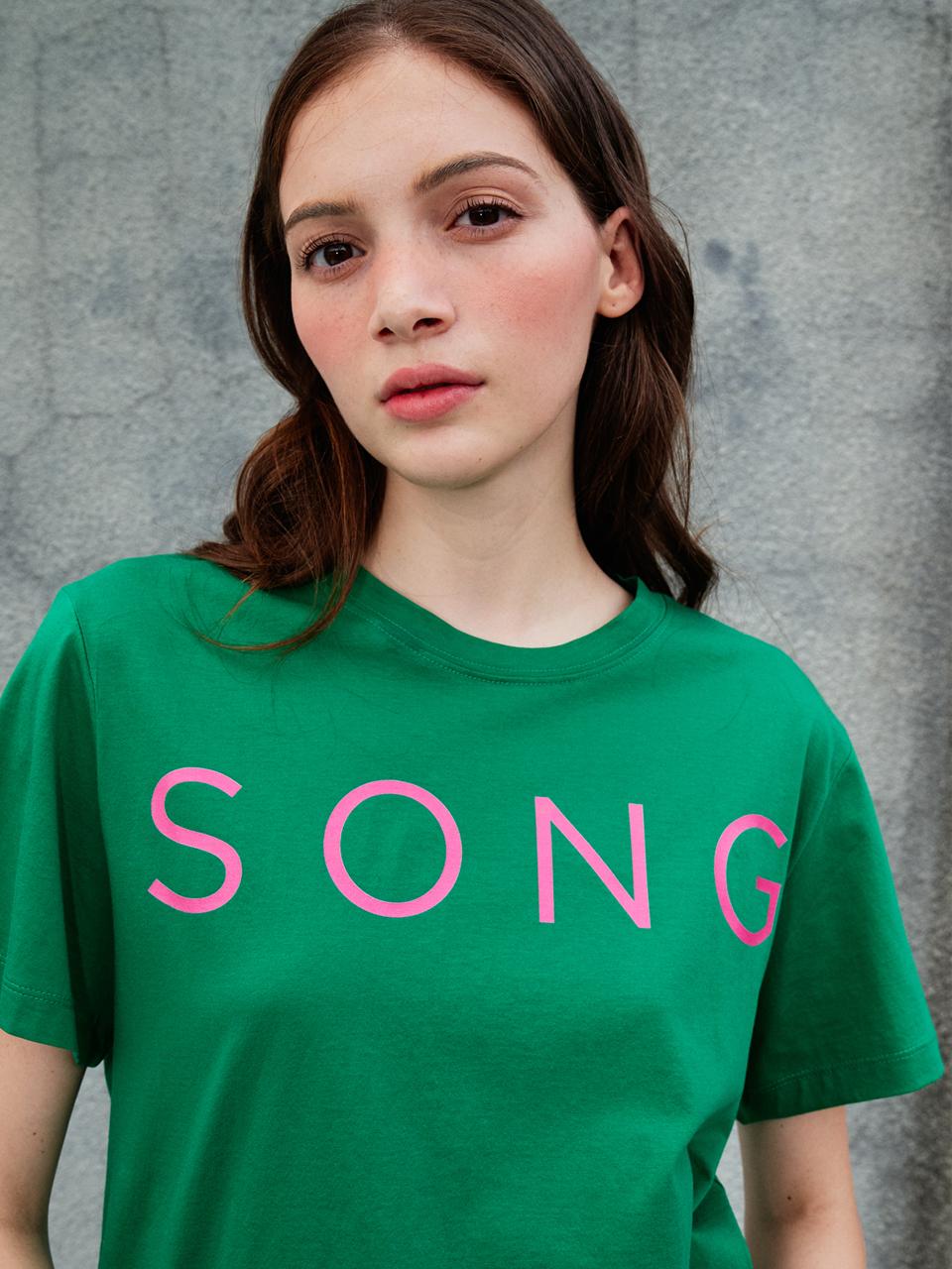 Sorry, Too Much Love Love Song Half_Sleeve T-Shirt_Green Green