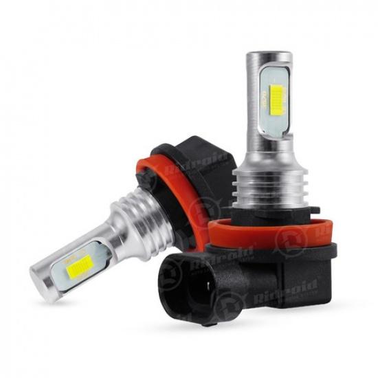 RIDROID H11 H8 H9 LED Headlight Kit High Low Beam Bulbs 6000K White 12V 8000lm 110W | 2 Bulbs | 5 Years Manufacturer Warranty | Up To 10,000 Hours