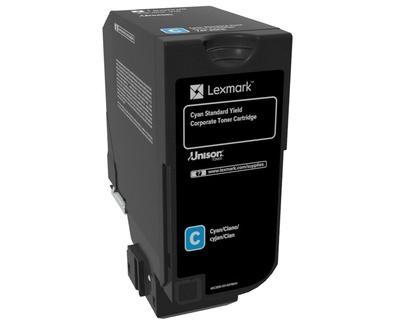 Lexmark 74C2SC0 Toner Cartridge, Cyan