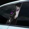 1PC JDM Style Prajna Car Stickers Cool Auto Tattoo B Pillar Waterproof Center Column Decor Cover Scratch DIY Doors Pillar Decals