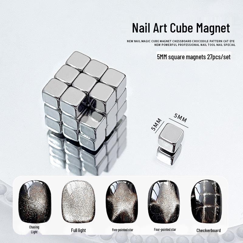 Multi-Functional Cat Eye Magnet for Nail Art – Strong Magnetic Gel Polish Magnet