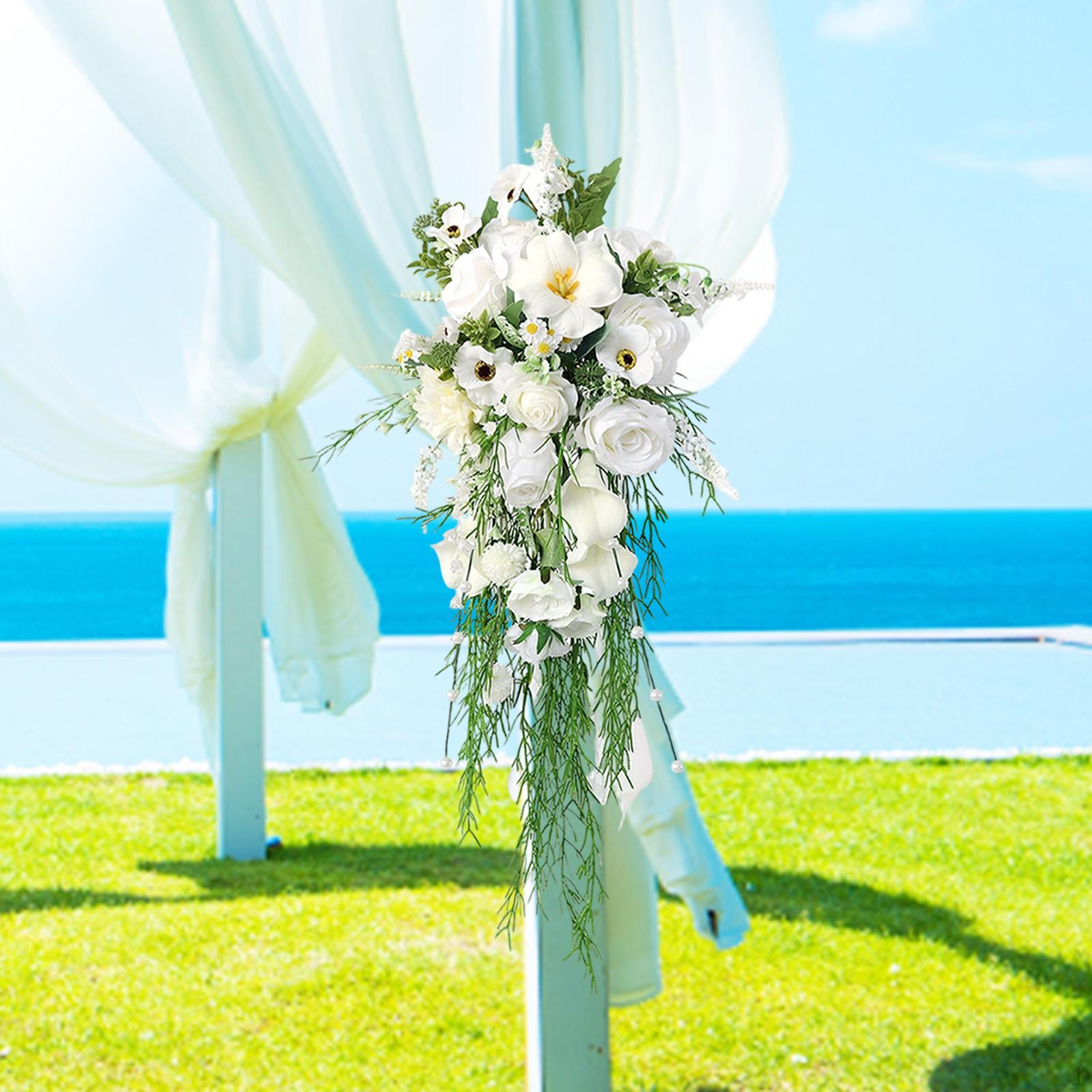 

Wedding Bouquet Decoration Handheld Elegant for Bride Bridesmaid Bridal Supplies Themed