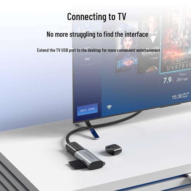 PISEN USB 3.0 Extension Cable Male to Female Adapter for Car, TV, Computer, Mouse, Keyboard, Printer