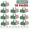 BUCKLOS MTB Ceramic Brake Pad Bicycle for Shimano B01S B03S B05S MT200 SRAM AVID High Heat Dissipation Pads Cycling Accessories