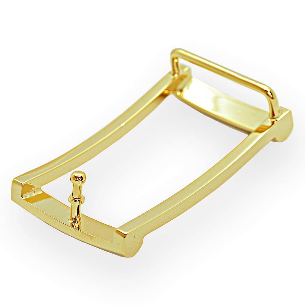 FBM P1 30 Gold Buckle Only for Belt Width Top Buckle for Brass [Giorgio Stamella] 3cm, Arche, Men's, 100%