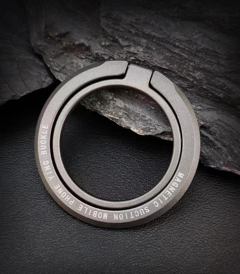 Foldable Magsafe Magnetic Phone Holder with Finger Ring