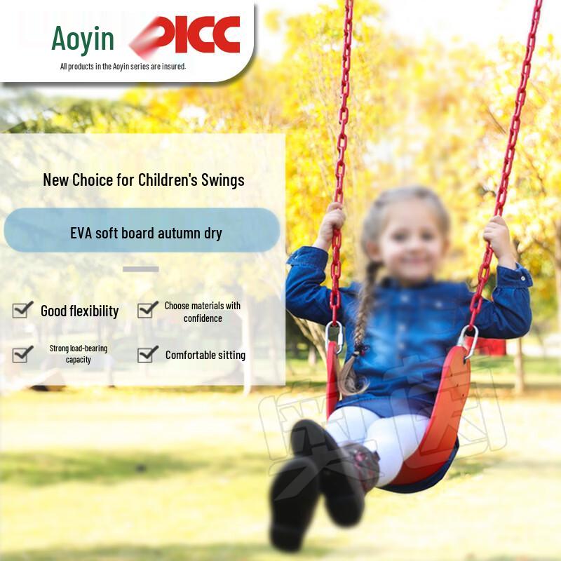 Outdoor Swing Seat Board with Chain