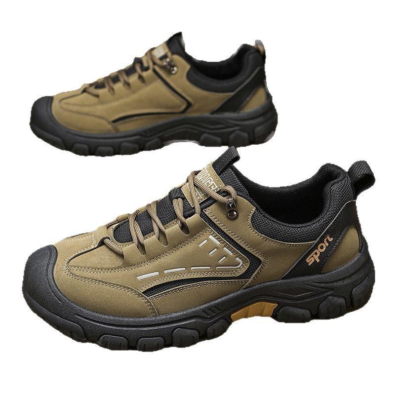 2025 Spring New Large Size Breathable Mesh Comfortable Men's Trendy Hiking Shoes Outdoor Casual Men's Models