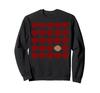 E.T. Valentine Red Heart Grid Headshot Sweatshirt