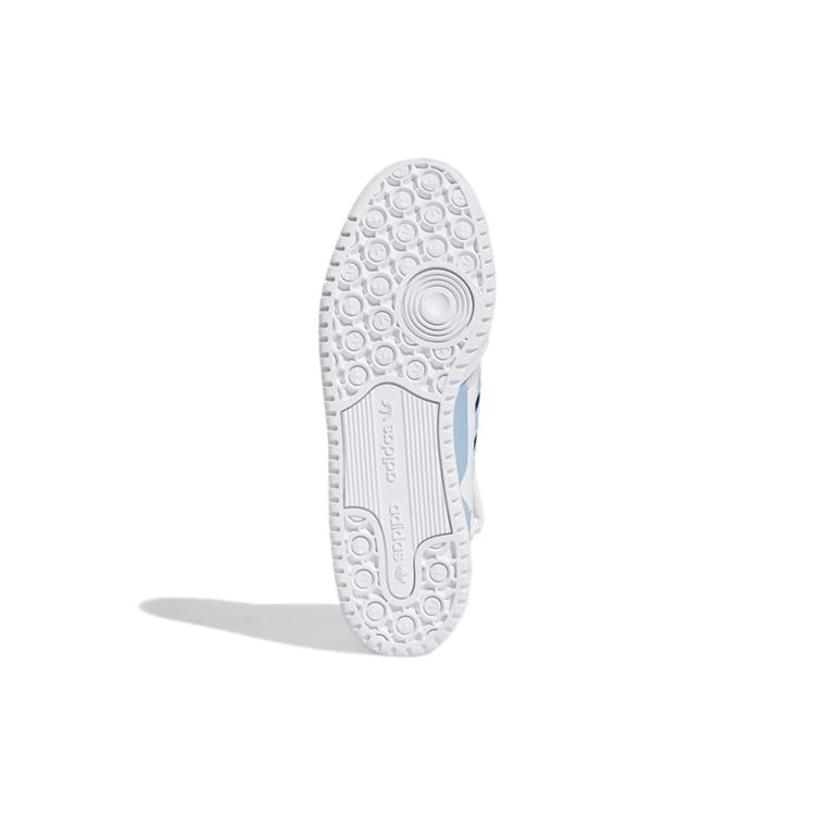 Adidas Forum Mid White Ambient Sky Unisex-Sneakers Kern-Schwarz H01679