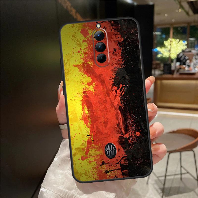 Germany Flag Banner Case For ZTE Nubia Red Magic 11 10 8 8S 9 9S 10S Pro Plus 6 7 6S 7S For RedMagic 10 Air Cover