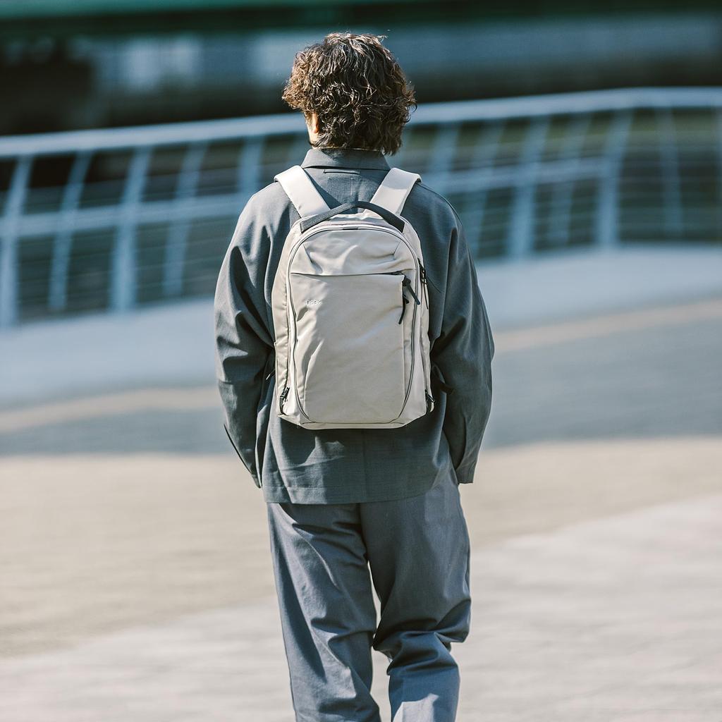 DSBK Solid-Backpack JXF-3430 (Black), 12L Backpack with 14-inch Laptop Storage, Water-Repellent, High-Density Nylon Twill