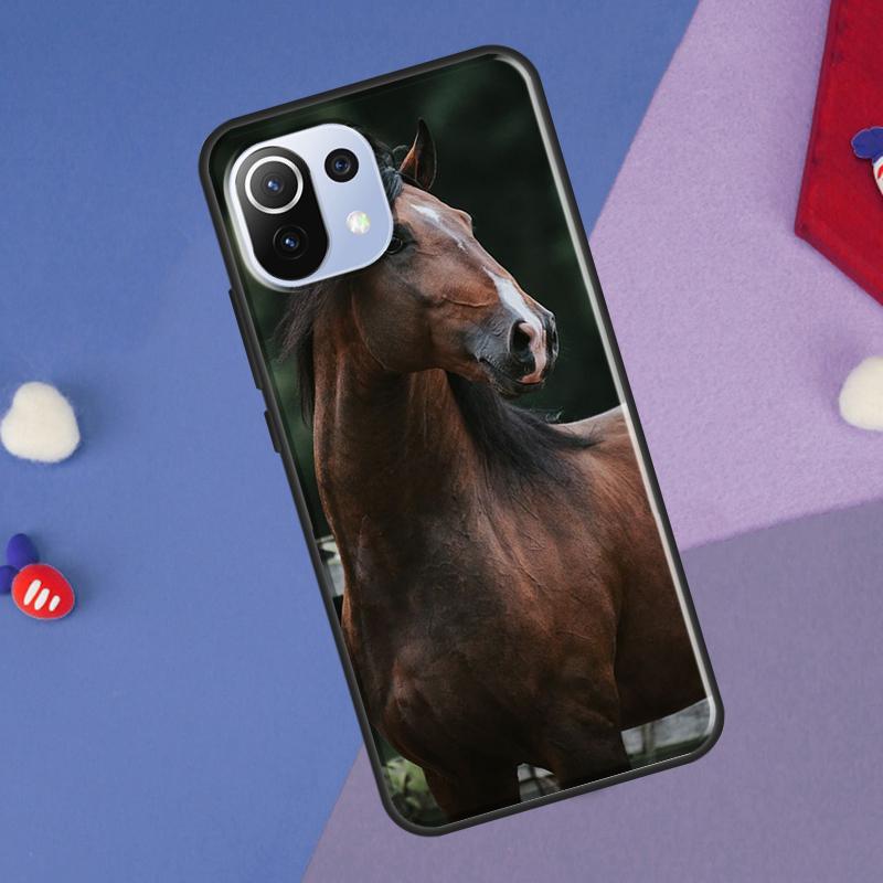 Horse Animal Cover For Xiaomi 13 14 Ultra 11T 12T 13T 14T Pro POCO X7 Pro X3 X5 F3 F5 F6 M6 X6 Pro Case