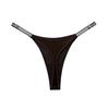 LOVE Rhinestone European & American Sexy Thong - Thin Strap Fitness Sports T-Pants for Women