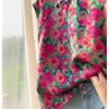 Versatile temperament new summer shirt sleeveless 2025 printed short-sleeved top