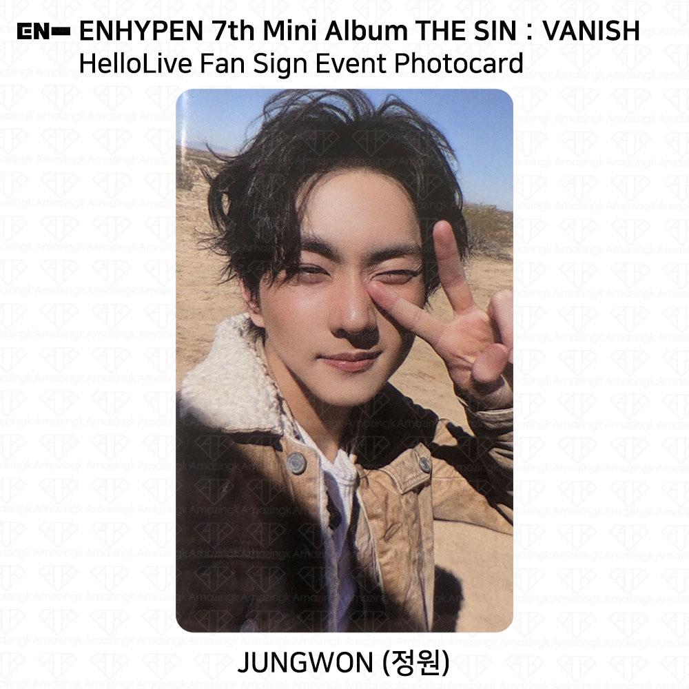 ENHYPEN 7th Mini Album The Sin : Vanish HelloLive VC Event Photocard