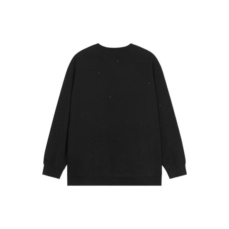 WE11DONE Sweatshirts Unisex Crew Neck Moderate Regular WD-TS3-22-828-U-BK