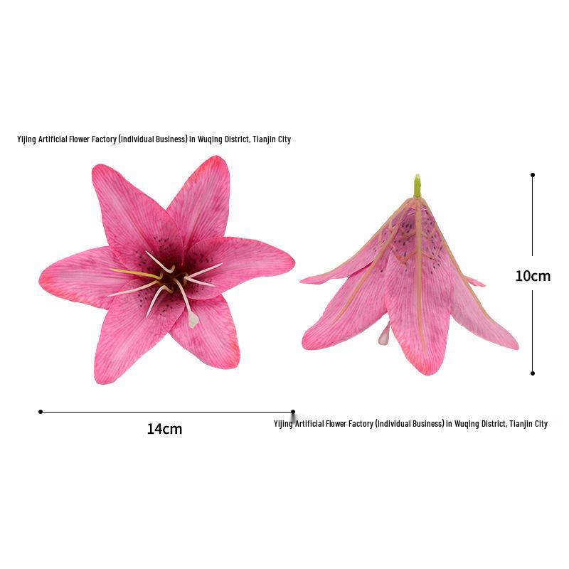 3D Silk Lily Hairpin & Headdress - Dance Prop & Floral Decoration