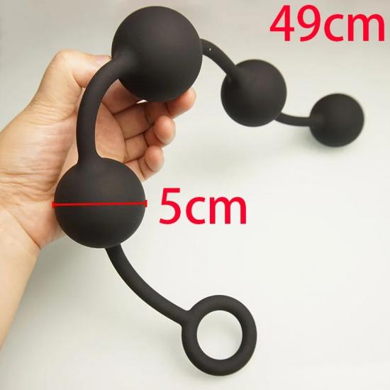 Silicone Annals Anal Beads Balls Training Dilator,Prostate Ass But Butt Plug Sex Toys,Analplug Buttplug Butplug
