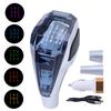 Universal Crystal LED Gear Shift Knob with Colorful Light for Manual Automatic Transmission 8mm 10mm 12mm Most Cars Compatible
