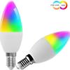 WiFi Smart Candle Light with Alexa Voice Control, RGBCW E14 Table Lamp, Tuya Smart Life Compatible