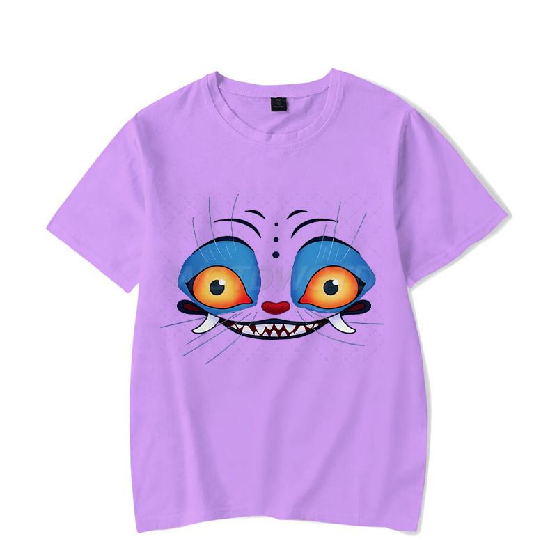 KPop Demon Hunters Print Tshirt Streetwear Cartoon Tiger Women Y2K Tops Hip Hop Tees Men Fashion Crewneck  Anime T-shirts