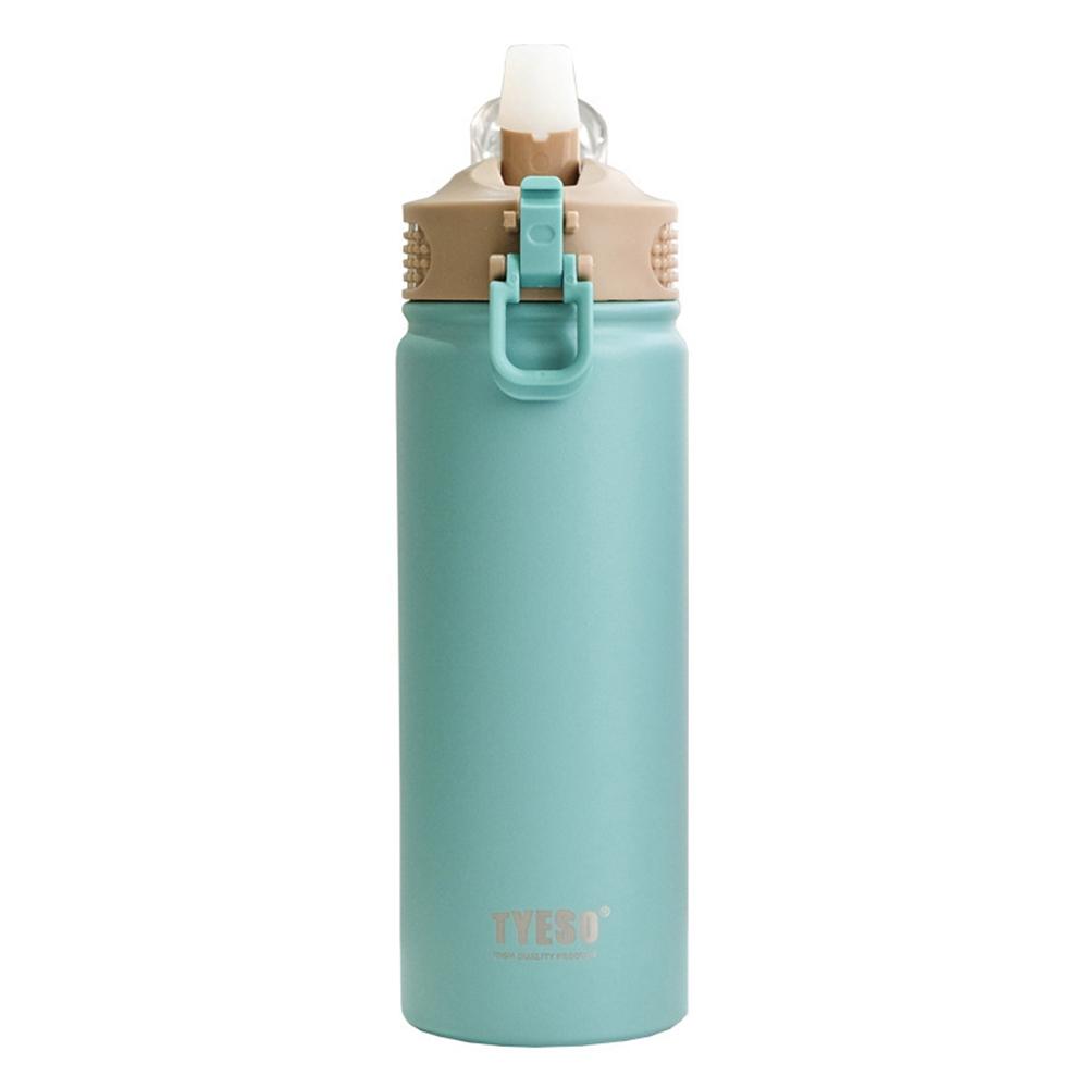 530ML 304 Stainless Steel Spray Coated Insulated Sports Water Bottle Portable Outdoor Sports Kettle With Suction Nozzle Insulate