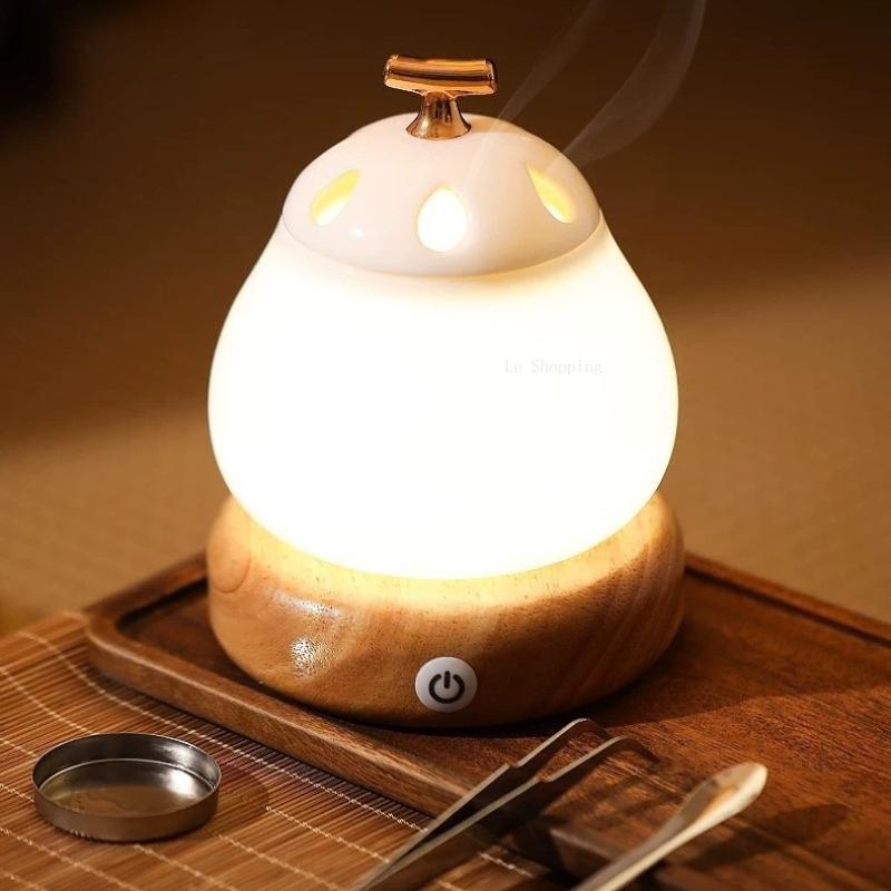 Creative Goose Pear Electric Incense Burner/Lamp Design Temple Worship To Buddha Meditation Bedroom Study Desktop Decoration