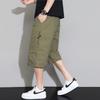 Men's Summer Multi-Pocket Cargo Capri Pants